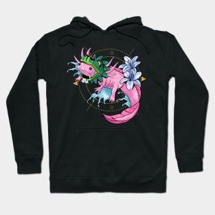 mayan axolotl Hoodie